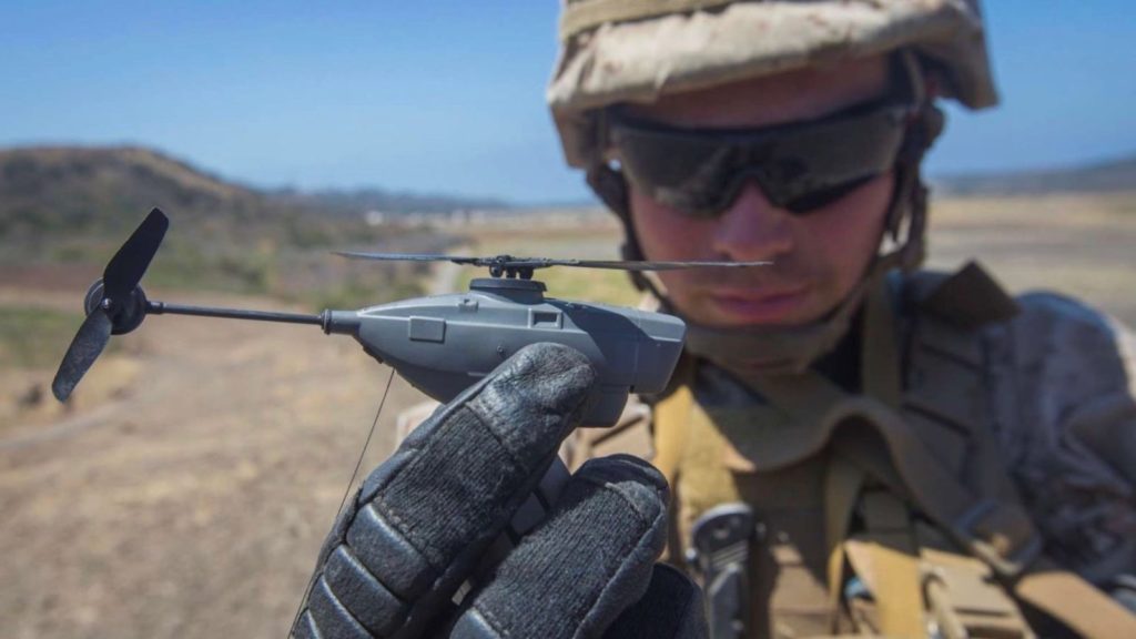 drone de reconnaissance militaire